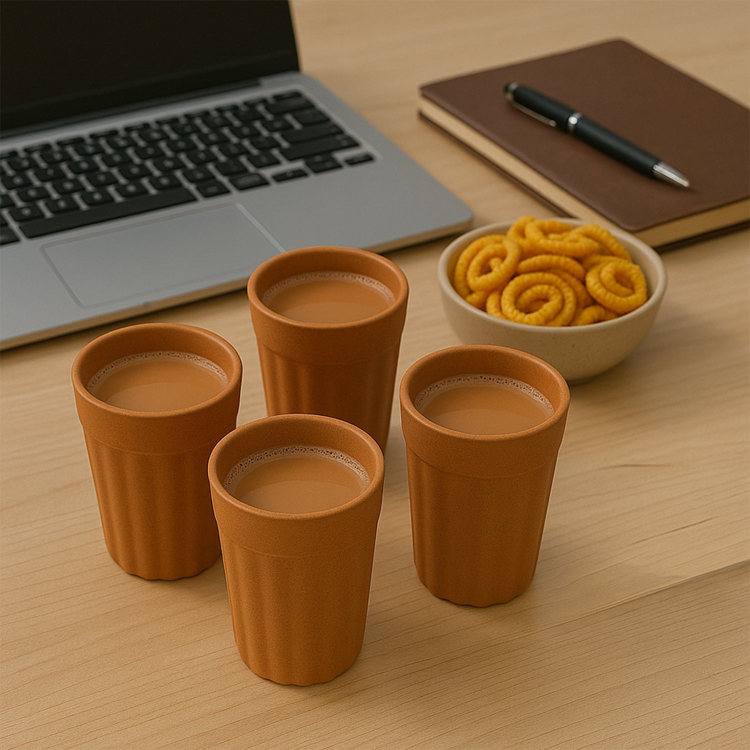 Elegant Traditional Chai Cup Set Elegant Traditional Chai Cup Set